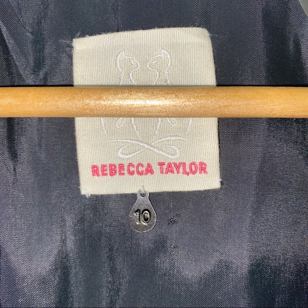 Rebecca Taylor Wool Blend Tiered Ruffle Blazer Jacket - Picture 9 of 12